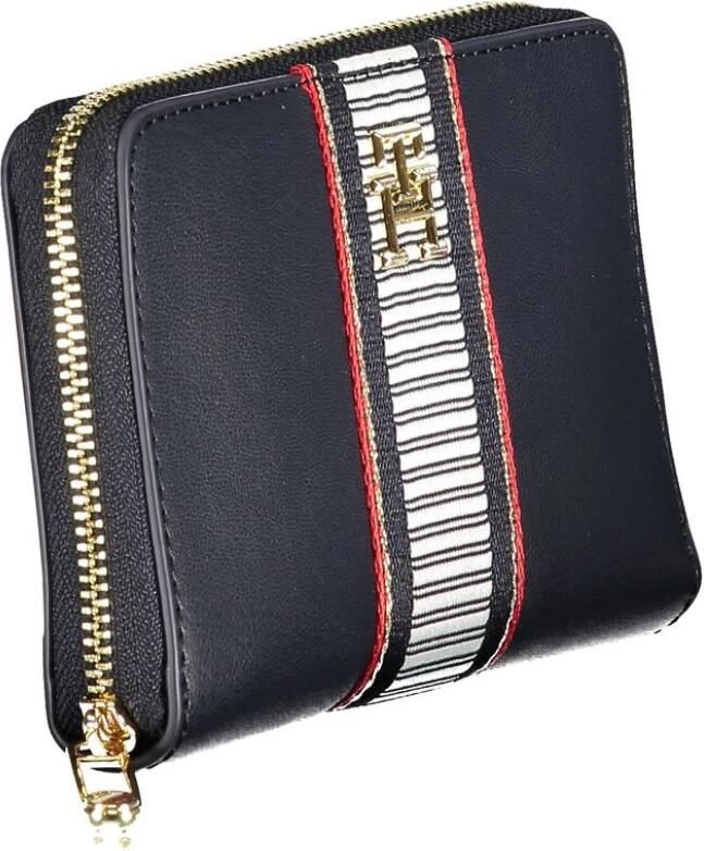 Tommy Hilfiger Blauwe Damesportemonnee met Ritssluiting Blue Dames