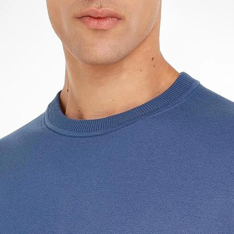 TOMMY HILFIGER Heren Truien & Vesten Pima Org Ctn Cashmere Crew Neck Donkerblauw - Foto 4