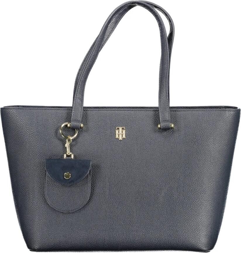 Tommy Hilfiger Blauwe Schoudertas met Afneembare Muntportemonnee Blue Dames - Foto 2
