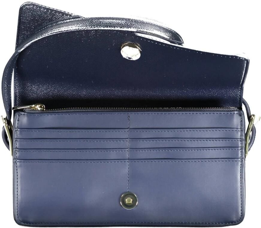 Tommy Hilfiger Blauwe Crossbody Tas met Contrastdetails Blue Dames