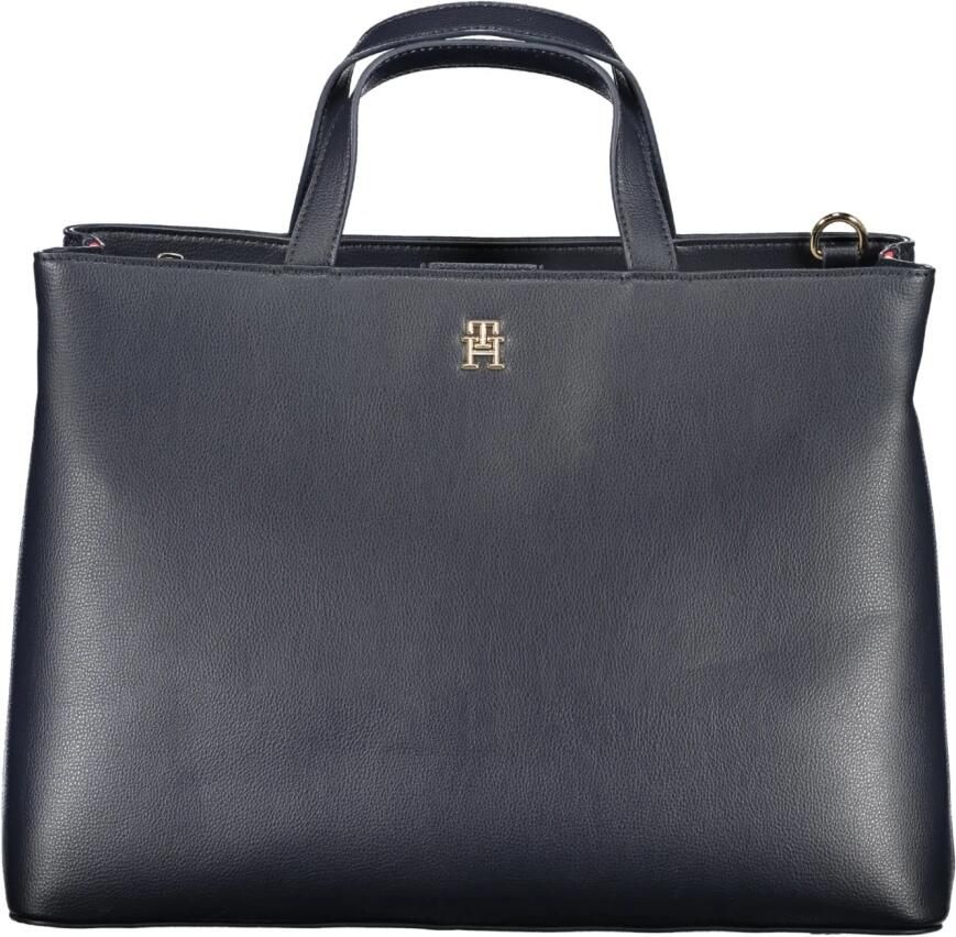 Tommy Hilfiger Blauwe Polyester Handtas met Verstelbare Schouderband Blue Dames - Foto 3