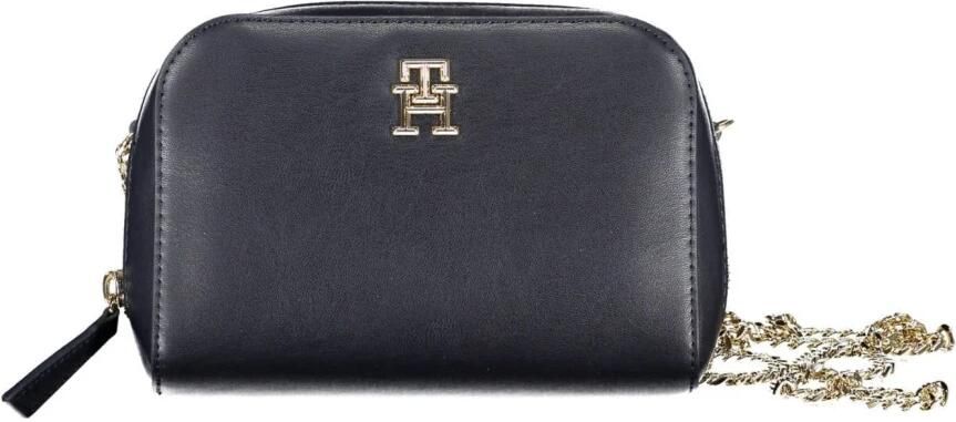 Tommy Hilfiger Zwarte Crossbody Tas met Kettingband Blue Dames - Foto 3