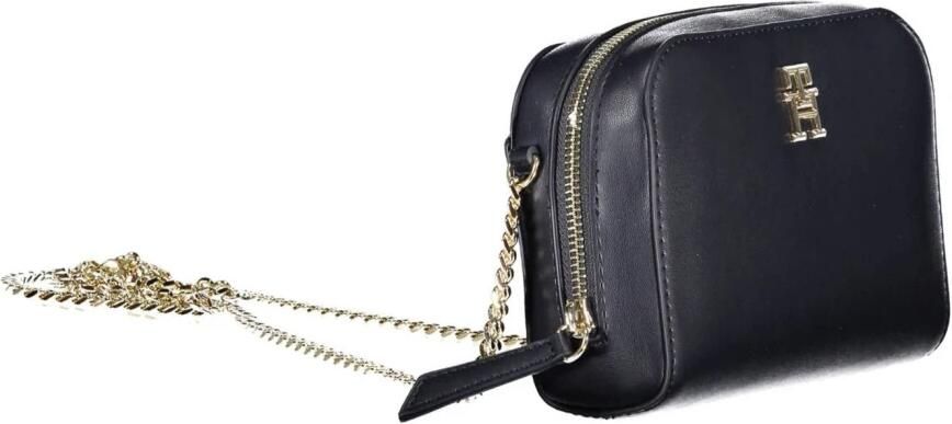 Tommy Hilfiger Zwarte Crossbody Tas met Kettingband Blue Dames - Foto 2