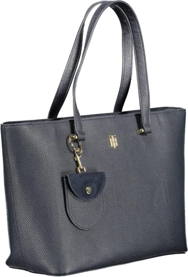 Tommy Hilfiger Blauwe Schoudertas met Afneembare Muntportemonnee Blue Dames - Foto 4