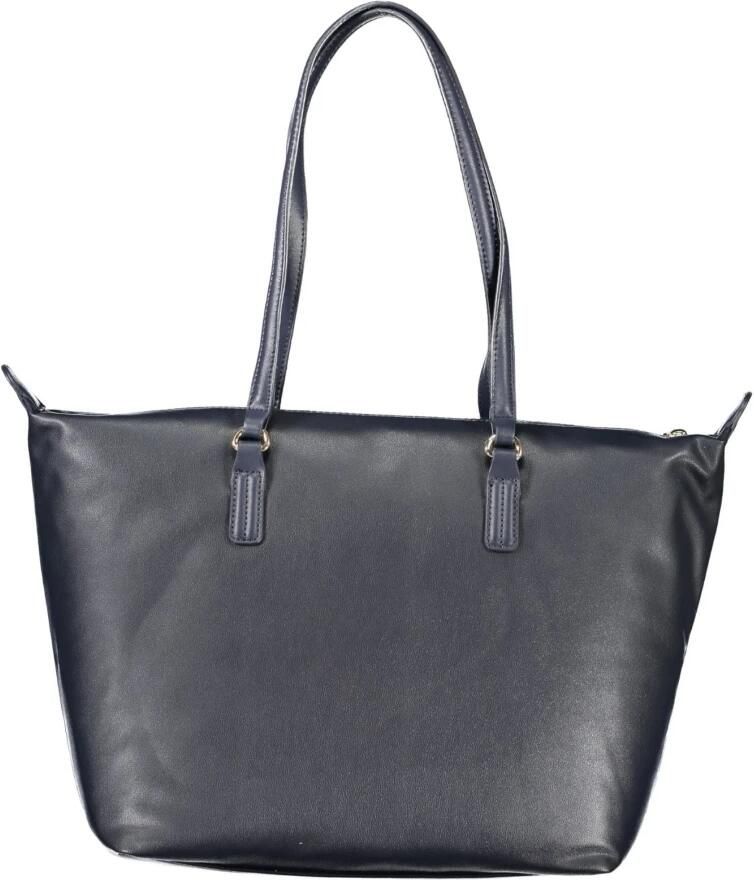 Tommy Hilfiger Blauwe Schoudertas met Ritssluiting Blue Dames