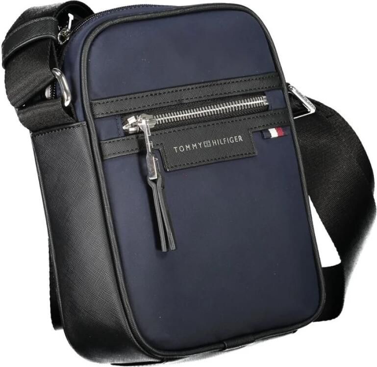 Tommy Hilfiger Blauwe Schoudertas met Verstelbare Band Blue Heren