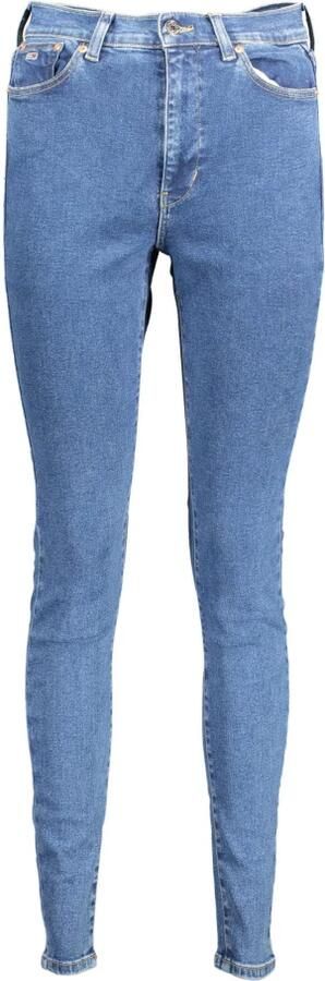 Tommy Hilfiger Blauwe Skinny High Waist Jeans met Borduursel Blue Dames - Foto 2