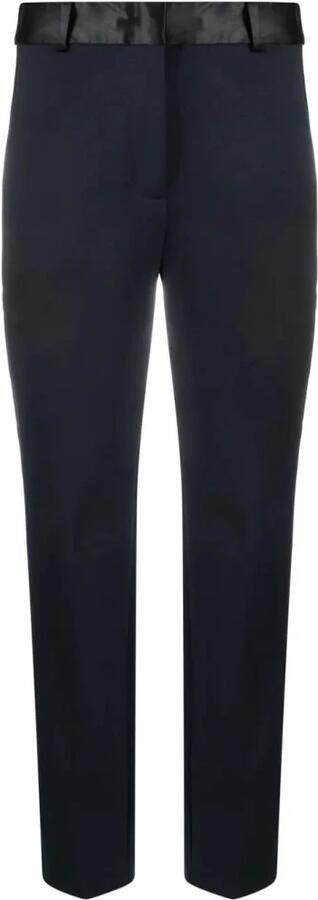 Tommy Hilfiger Blauwe Slim Punto Formele Broek Blue Dames - Foto 2