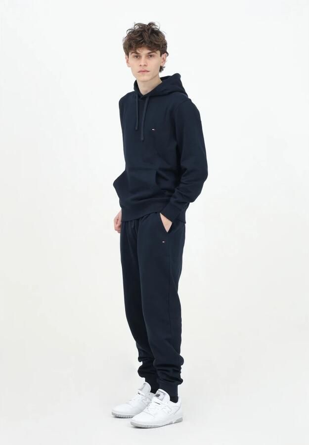 Tommy Hilfiger Blauwe sportieve herenbroek lente zomer Blue Heren