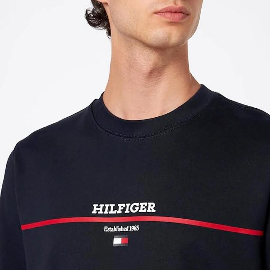 Tommy Hilfiger Sweatshirt HILFIGER STRIPE TERRY SWEATSHIRT
