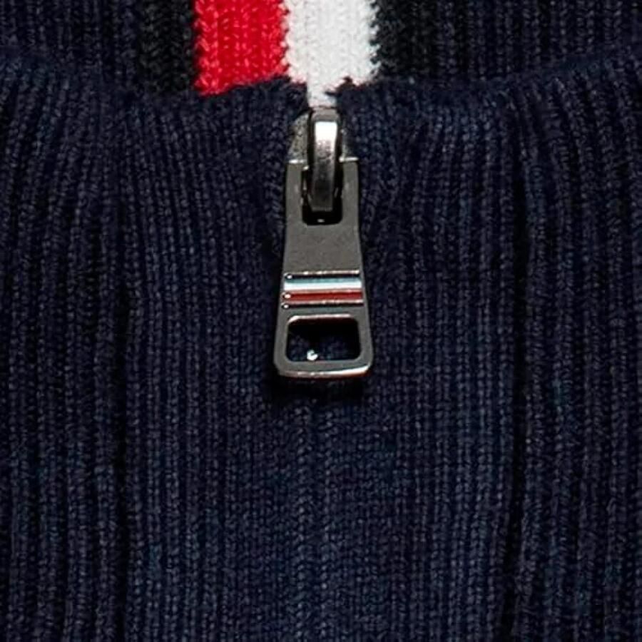 Tommy Hilfiger Heren Cardigan van katoenmix met rits Blue Heren