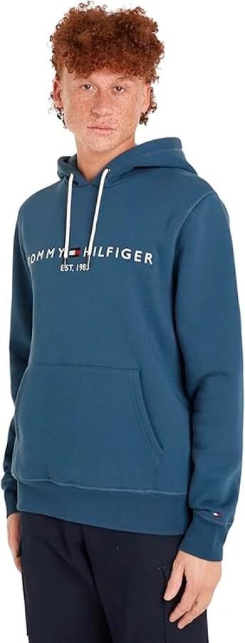 Tommy Hilfiger Blauwe Trui Katoen Polyester Mix Regular Fit Blue Heren - Foto 5