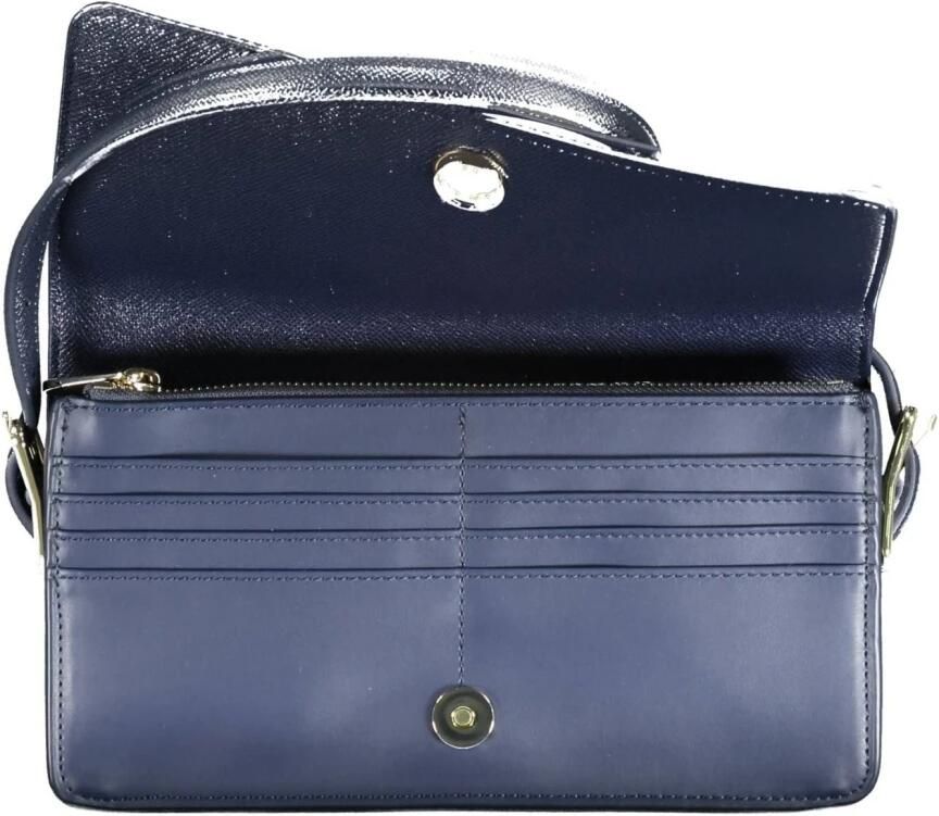 Tommy Hilfiger Blauwe Verstelbare Schoudertas met Zakken Blue Dames