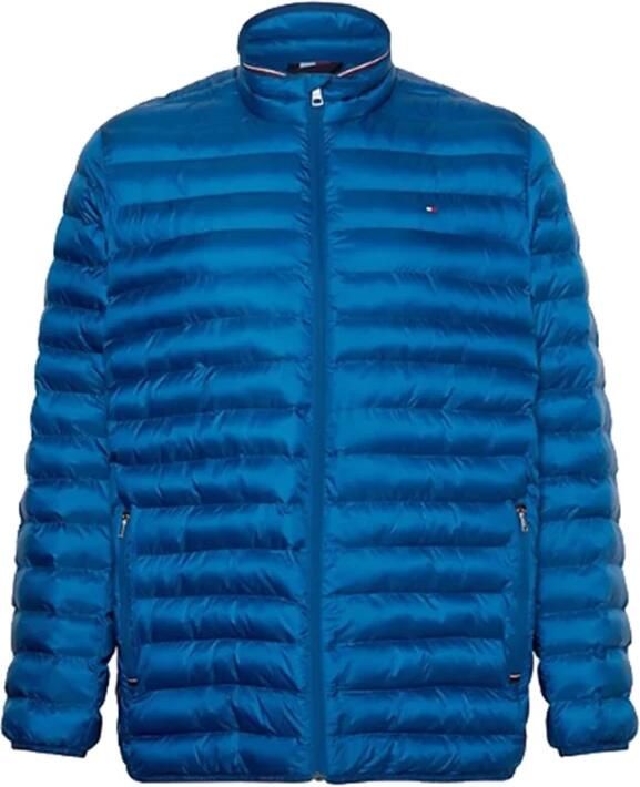 Tommy Hilfiger Big & Tall gewatteerde jas Plus Size van gerecycled polyester deep indigo