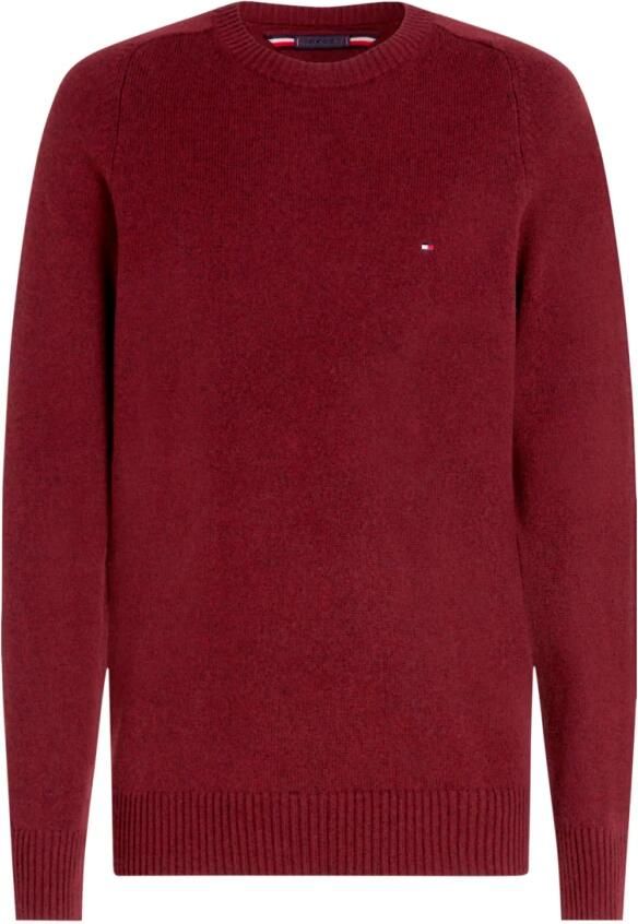 Tommy Hilfiger Trui MW0MW36535 LAMBSWOOL-TVY DEEP ROUGE HTR - Foto 5