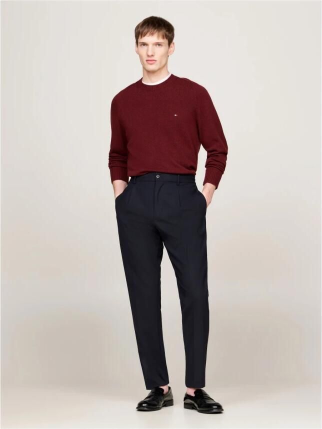 Tommy Hilfiger Trui MW0MW36535 LAMBSWOOL-TVY DEEP ROUGE HTR - Foto 3