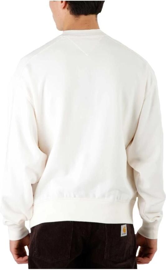 Tommy Hilfiger Katoenen Sweatshirt met Logo Versiering White Heren - Foto 3