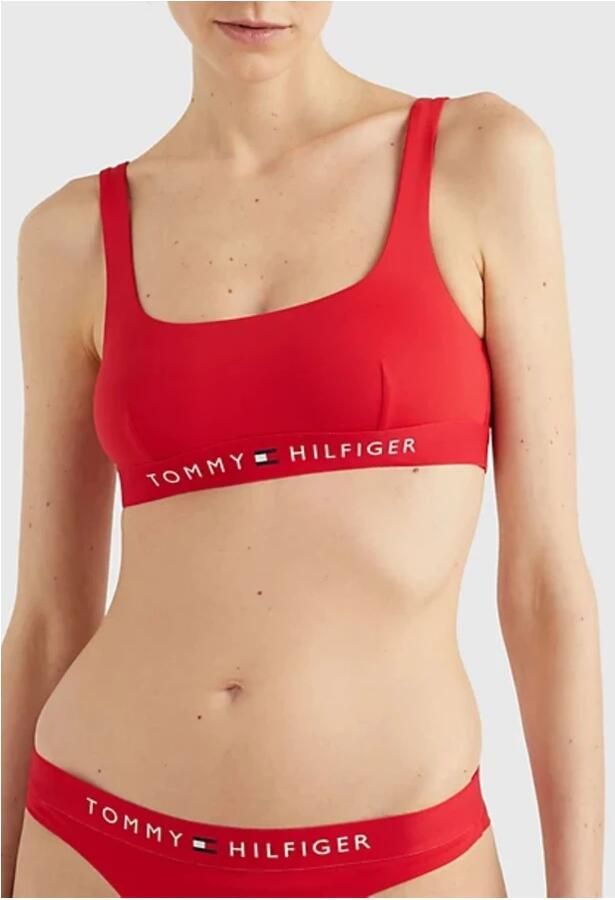 Tommy Hilfiger Swimwear Balconette-bikinitop TH BRALETTE (EXT SIZES) met tommy hilfiger-branding - Foto 3