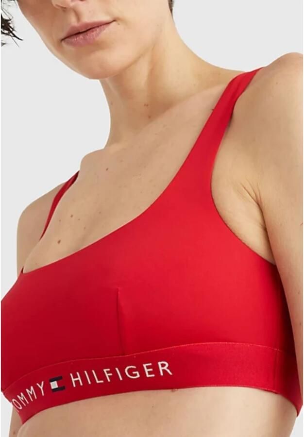 Tommy Hilfiger Swimwear Balconette-bikinitop TH BRALETTE (EXT SIZES) met tommy hilfiger-branding