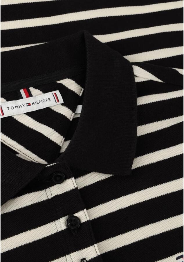 TOMMY HILFIGER Dames Jurken Reg Breton Midi Polo Dress Blauw wit Gestreept