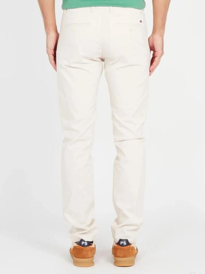 Tommy Hilfiger Chino broek van Pima katoen Beige Heren - Foto 3
