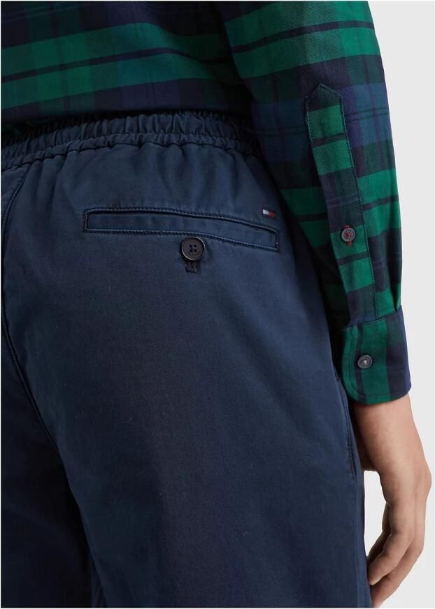 TOMMY HILFIGER Heren Broeken Chelsea Satin Gmd Donkerblauw - Foto 4