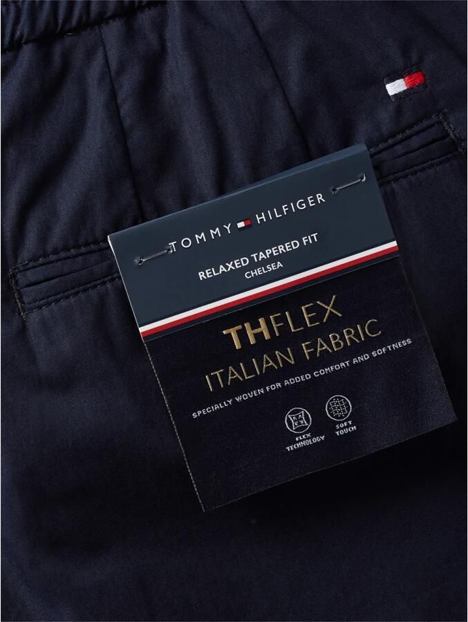 Tommy Hilfiger Paperbag-broek CHELSEA POPLIN PAPERTOUCH PO in een eenvoudig ontwerp