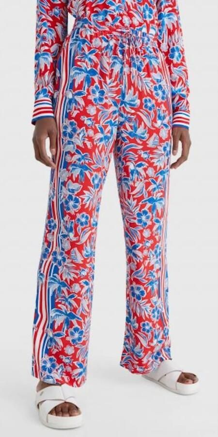 Tommy Hilfiger Broek ww0ww33450 0ku Multicolor Dames