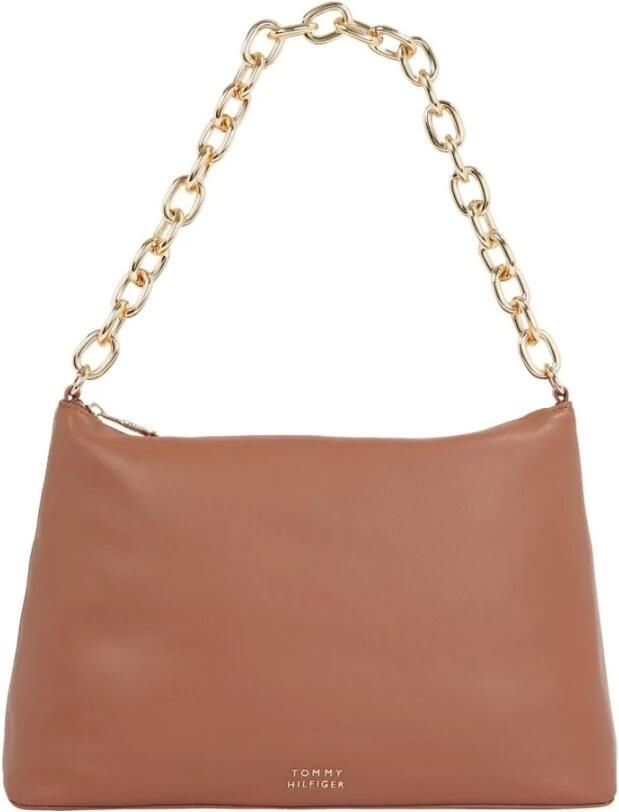 Tommy Hilfiger Bruine Casual Chic Schoudertas Brown Dames - Foto 4