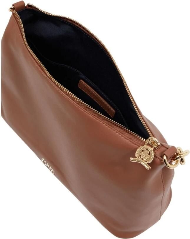Tommy Hilfiger Bruine Casual Chic Schoudertas Brown Dames