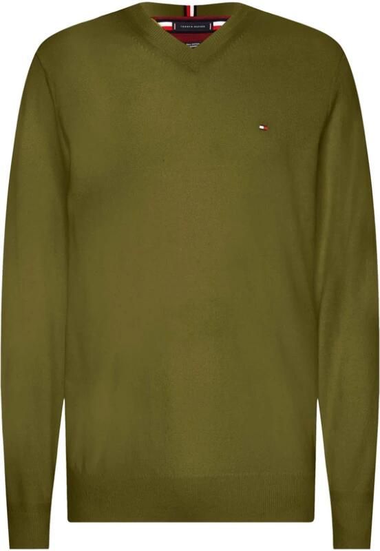 Tommy Hilfiger Gebreide pullover met logostitching model 'PIMA' - Foto 5