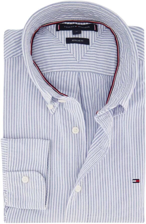 Tommy Hilfiger Regular fit vrijetijdsoverhemd met logostitching model 'OXFORD' - Foto 11