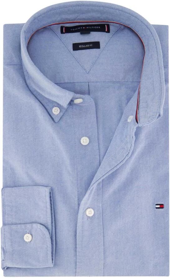 TOMMY HILFIGER Heren Overhemden Solid Heritage Oxford Rf Shirt Wit - Foto 3