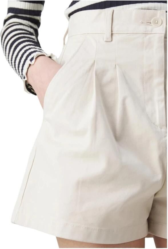 Tommy Hilfiger Casual en Moderne Katoenen Shorts White Dames