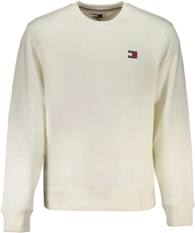 Tommy Hilfiger Casual katoenen sweatshirt met logo-applicatie White Heren