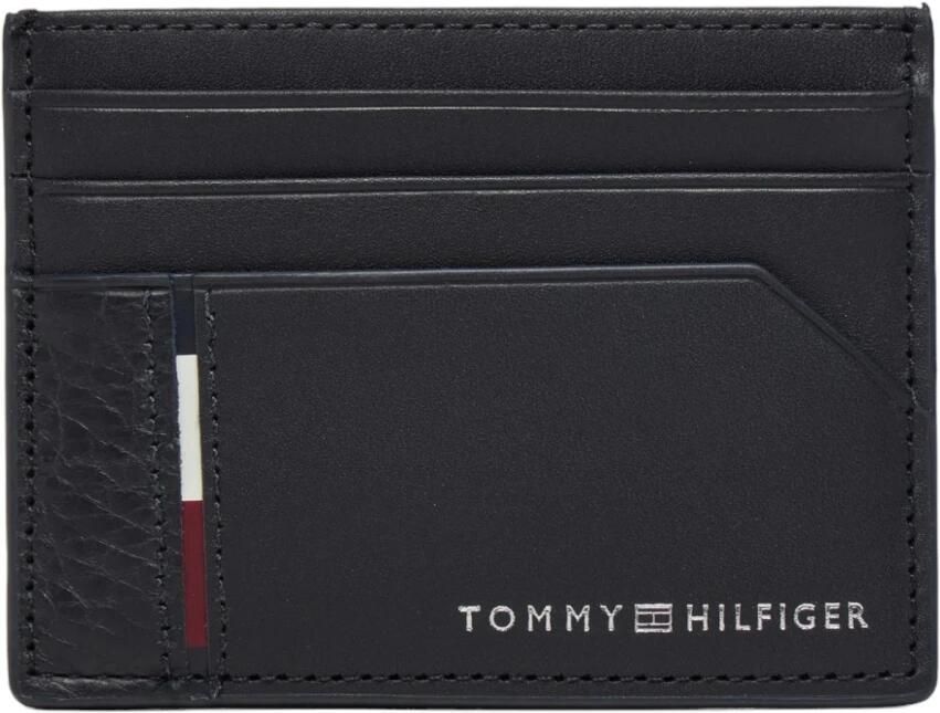 Tommy Hilfiger Blauw Leren Herenportemonnee Herfst Winter Collectie Blue Heren - Foto 3