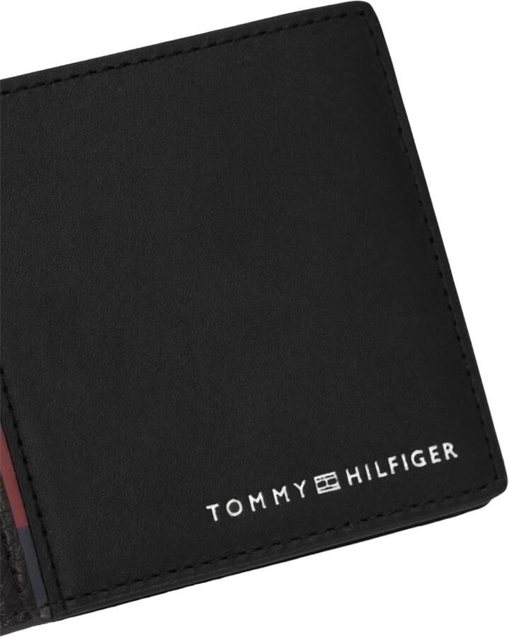 Tommy Hilfiger Casual Mini Portemonnee Herfst Winter Collectie Black Heren