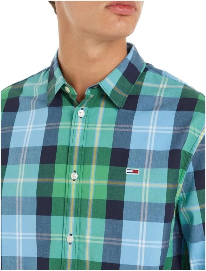 TOMMY JEANS Geruit overhemd TJM CLSC ESSENTIAL CHECK SHIRT