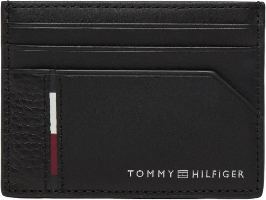 Tommy Hilfiger Stijlvol Leren Portemonnee Mannen Collectie Black Heren - Foto 4