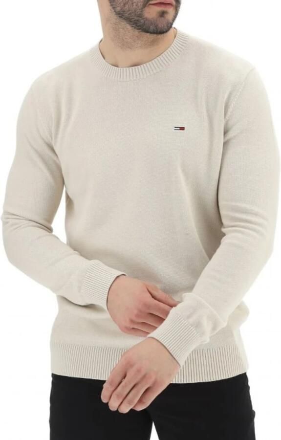 Tommy Hilfiger Gebreide pullover met labelstitching model 'CHAIN' - Foto 5