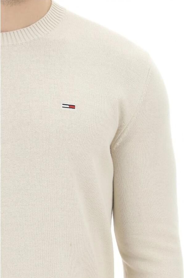 Tommy Hilfiger Gebreide pullover met labelstitching model 'CHAIN' - Foto 3