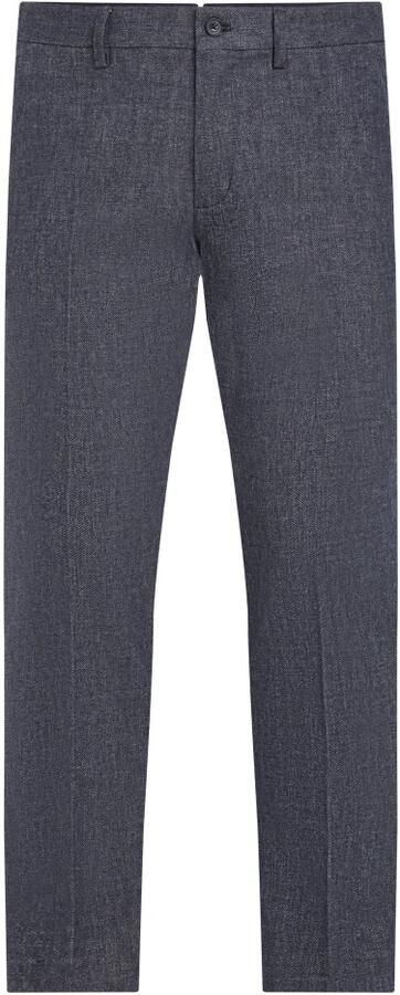 TOMMY HILFIGER Heren Broeken Bleecker Fake Solid Wool Look Donkerblauw - Foto 13