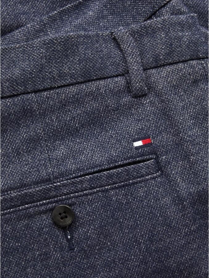TOMMY HILFIGER Heren Broeken Bleecker Fake Solid Wool Look Donkerblauw - Foto 6