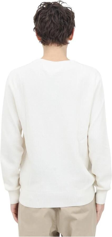 TOMMY HILFIGER Heren Truien & Vesten Essential Structure Crew Neck Creme - Foto 10