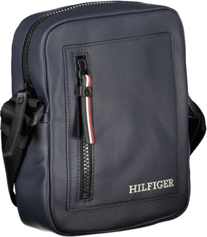 Tommy Hilfiger Blauwe Verstelbare Schoudertas met Rits Blue Heren - Foto 2