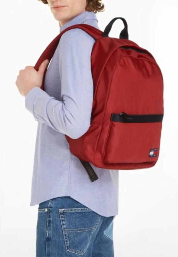Tommy Hilfiger Dagelijkse Dome Rugzak voor Mannen Red Heren - Foto 2