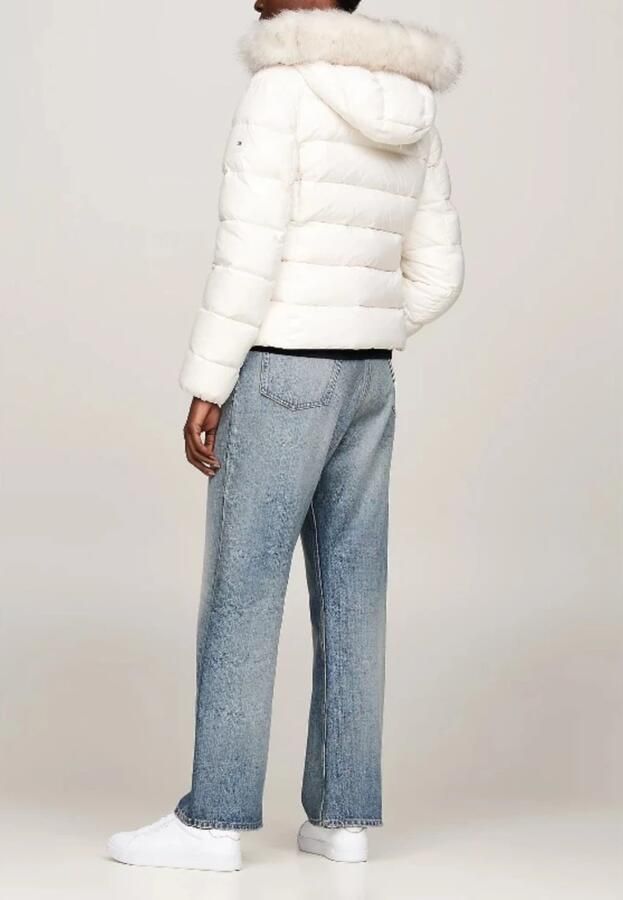 Tommy Hilfiger Gewatteerd jack met capuchon van imitatiebont model 'GLOSS' - Foto 2