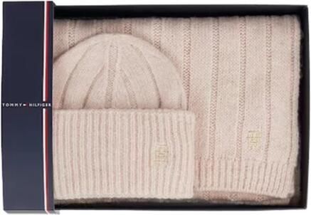 Tommy Hilfiger Gebreide sjaal GP TH TIMELESS BEANIE + SCARF Cadeauset (set) - Foto 2