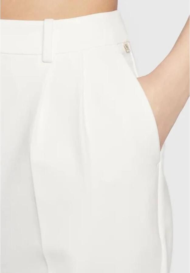 Tommy Hilfiger Tapered fit stoffen broek met persplooien