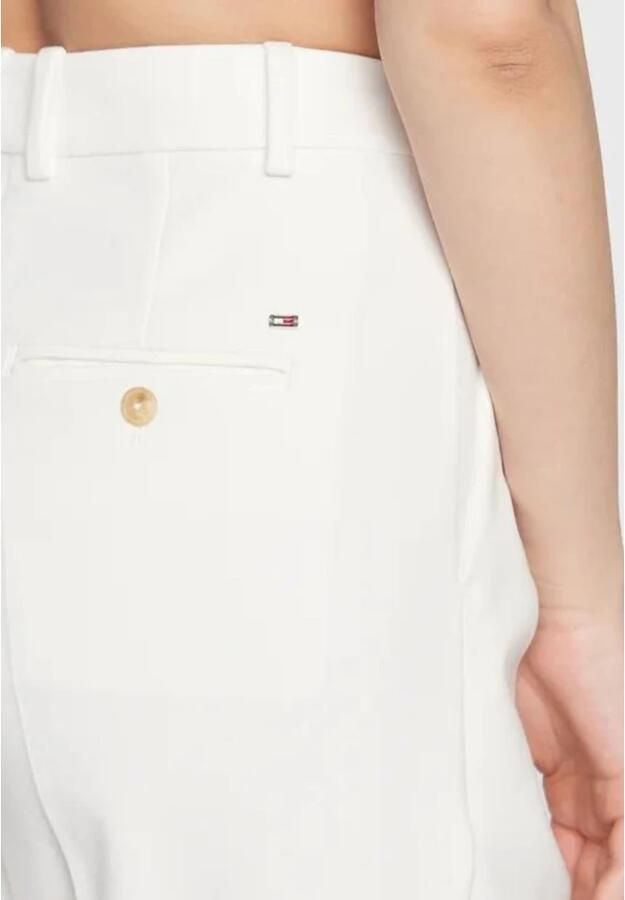 Tommy Hilfiger Tapered fit stoffen broek met persplooien - Foto 2